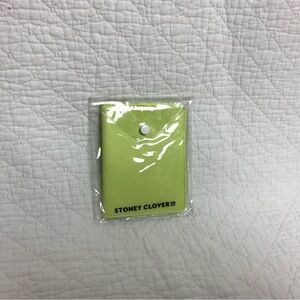 Stoney Clover Lane Passport Case In Lime Green Vegan Leather New